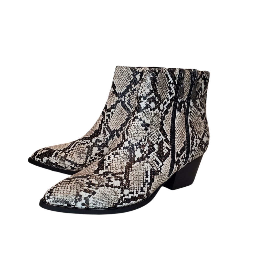 Guess Snake Print Booties - image 2